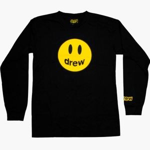 Drew house black long sleeve size medium